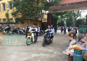 ha noi nhieu hoc sinh tren dia ban huyen thuong tin thieu y thuc trong tham gia giao thong