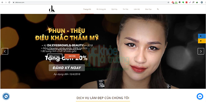 Thẩm mỹ viện DK Eyebrowns & Beauty có hành vi “gian trá” với chính quyền địa phương?