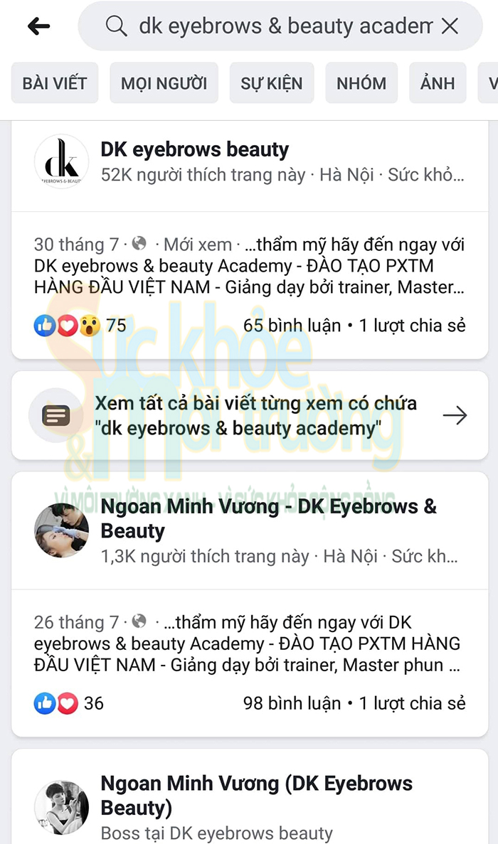 Thẩm mỹ viện DK Eyebrowns & Beauty có hành vi “gian trá” với chính quyền địa phương?