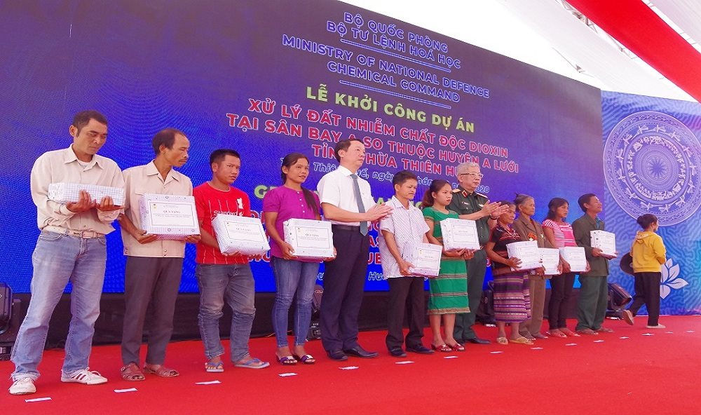 Khởi công dự án Xử lý đất nhiễm chất độc dioxin tại sân bay A So, Thừa Thiên Huế