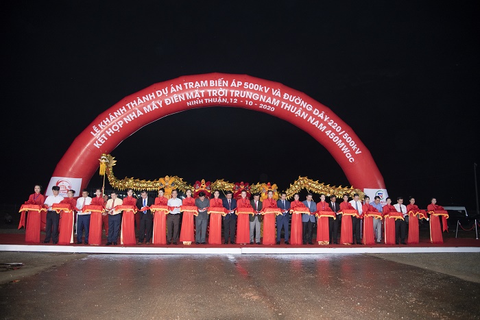Ninh Thuận: Nhà máy điện mặt trời Trung Nam - Thuận Nam chính thức đi vào hoạt động