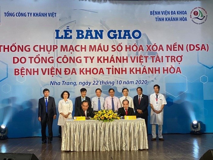 Khatoco trao tặng Hệ thống DSA cho Bệnh viện Đa khoa tỉnh Khánh Hòa