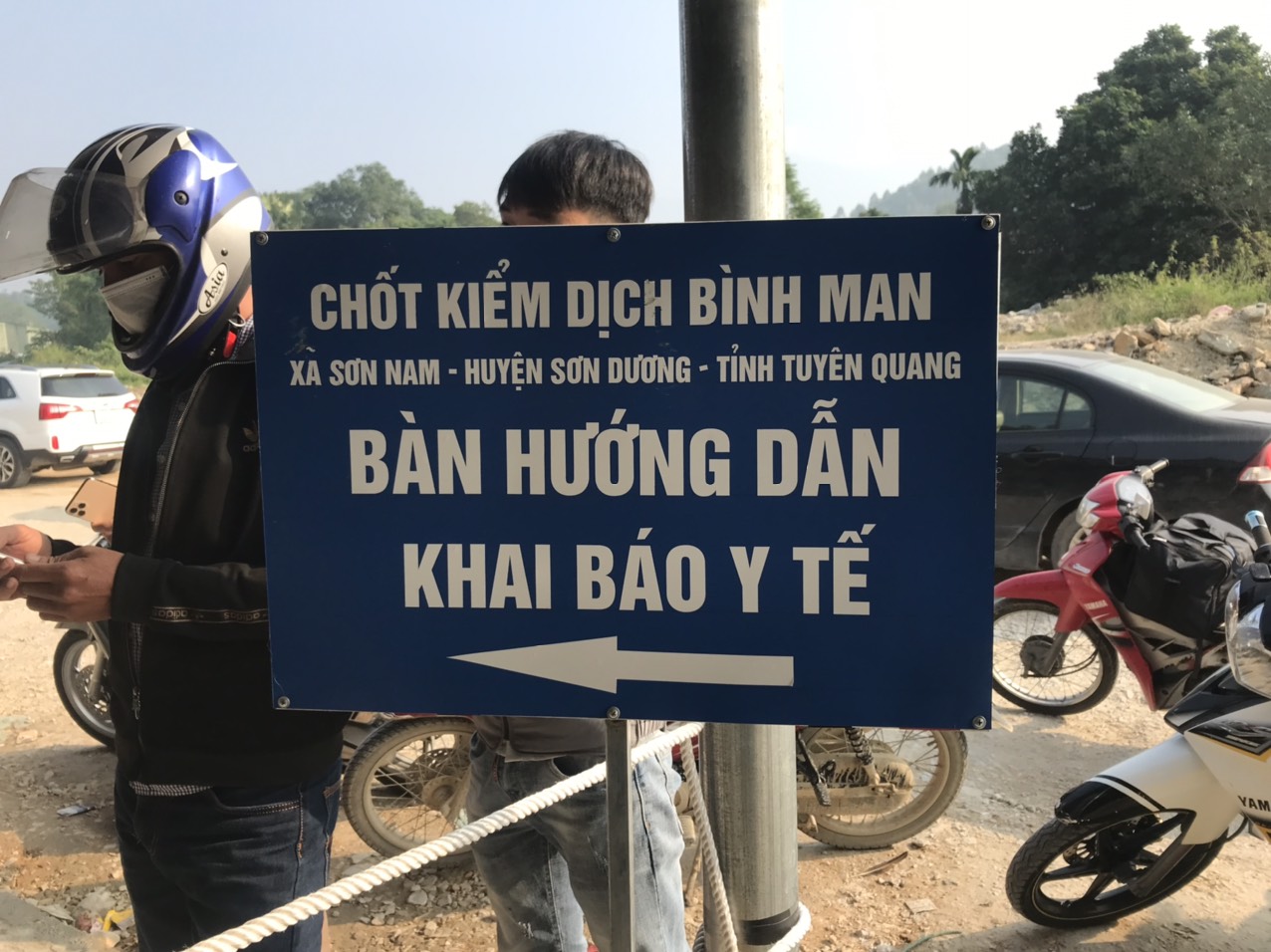 Tuyên Quang bất cập tại chốt kiểm dịch covid- 19 xã Sơn Nam