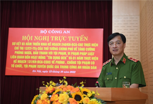 Tăng cường các biện pháp đấu tranh với tội phạm có tổ chức, tội phạm xuyên quốc gia và tội phạm “tín dụng đen”