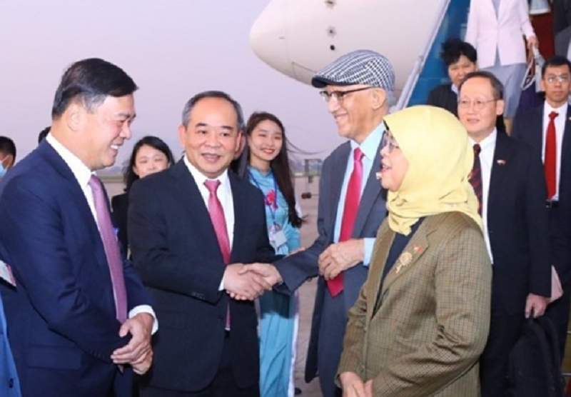 Tổng thống Singapore Halimah Yacob và Phu quân thăm cấp Nhà nước Việt Nam