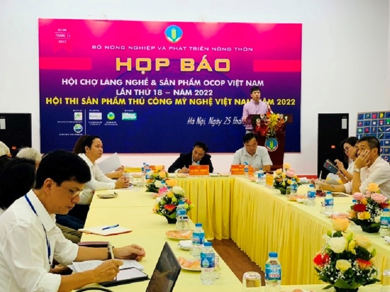150 gian hàng tham gia Hội chợ Làng nghề và sản phẩm OCOP Việt Nam lần thứ 18
