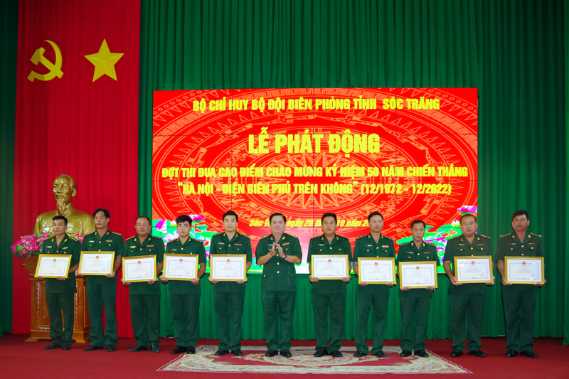 BĐBP Sóc Trăng phát động thi đua kỷ niệm 50 năm Chiến thắng “Hà Nội - Điện Biên Phủ trên không”