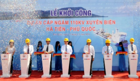 khoi cong xay dung duong day cap ngam dua dien ra dao phu quoc