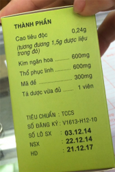 pgsts tran dang tieu doc pv khong co thanh phan tho phuc linh thi cung bi xet vao thuoc gia