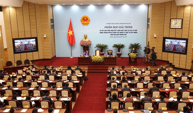 HĐND thành phố Hà Nội tổ chức phiên họp giải trình về an toàn thực phẩm 