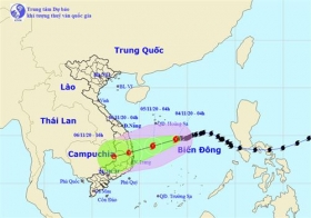 bao so 10 giat cap 11 huong ve cac tinh tu quang ngai den khanh hoa