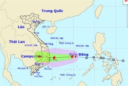 bao so 12 giat cap 10 di chuyen nhanh theo huong tay vao cac tinh tu phu yen den ninh thuan