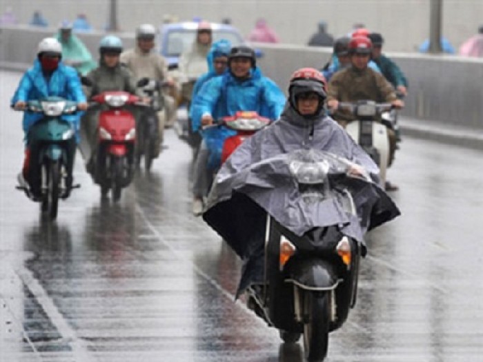 Không khí lạnh tràn về, Bắc Bộ và Trung Trung Bộ có mưa