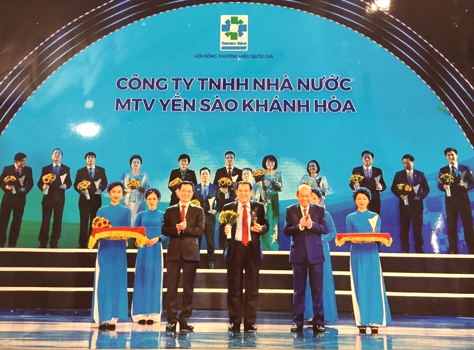 Yến Sào Khánh Hòa lần thứ 2 được tôn vinh Thương hiệu Quốc gia