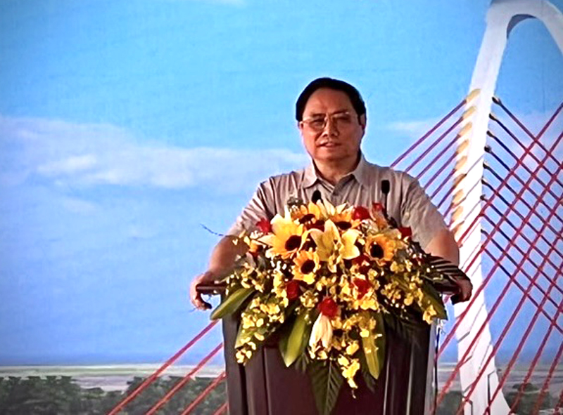 Thủ tướng Phạm Minh Chính dự lễ khởi công đường Vành đai phía Tây TP.Cần Thơ