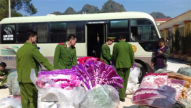 lang son bat chuyen hang bi khai khong hoa don