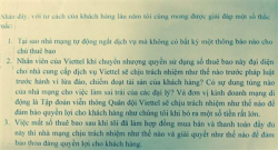 tiep bai khach hang to nhan vien viettel lua dao viettel van bat vo am tin