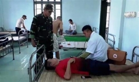 quang tri cuu 9 thuyen vien gap nan tren bien