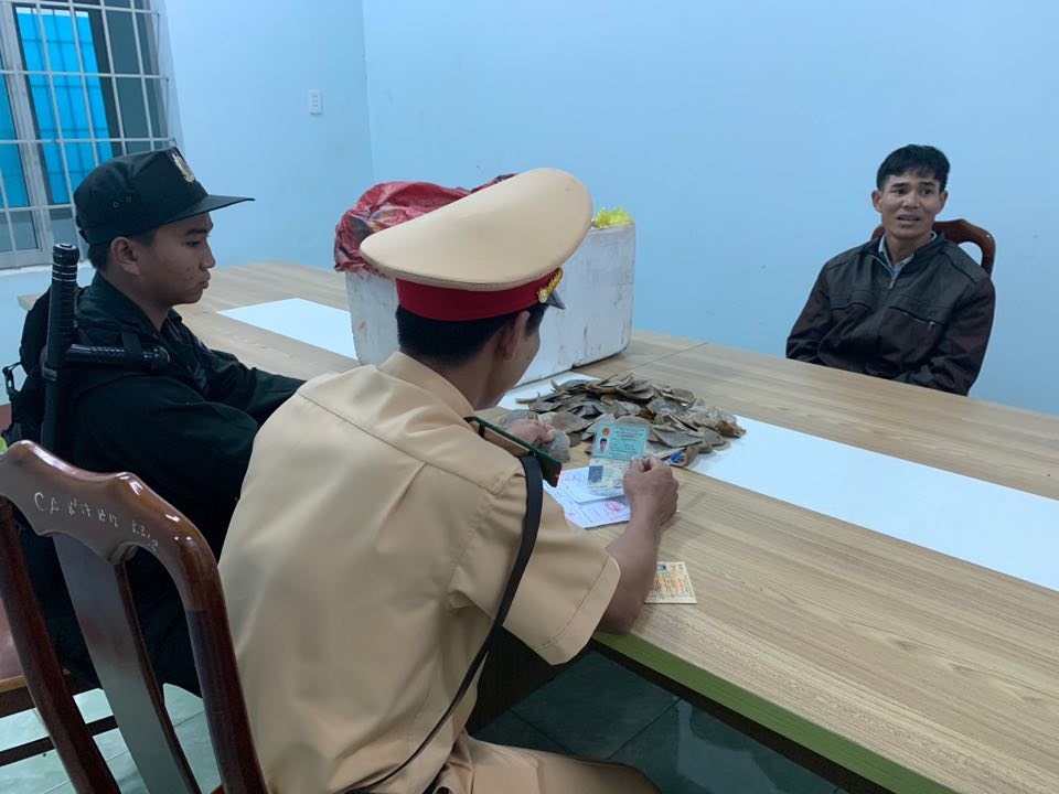 Đắk Lắk: Ph&aacute;t hiện hơn 20kg vảy t&ecirc; t&ecirc; cất giấu trong th&ugrave;ng xốp