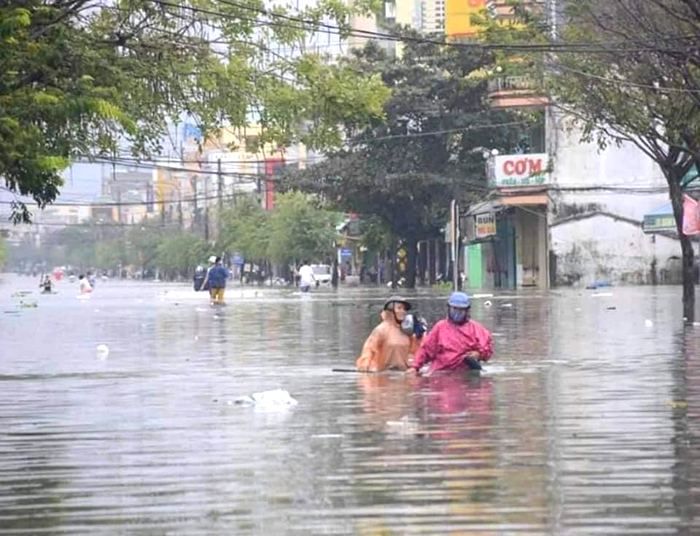 Đã có mưa to đến rất to gây lũ lụt tại Khánh Hòa
