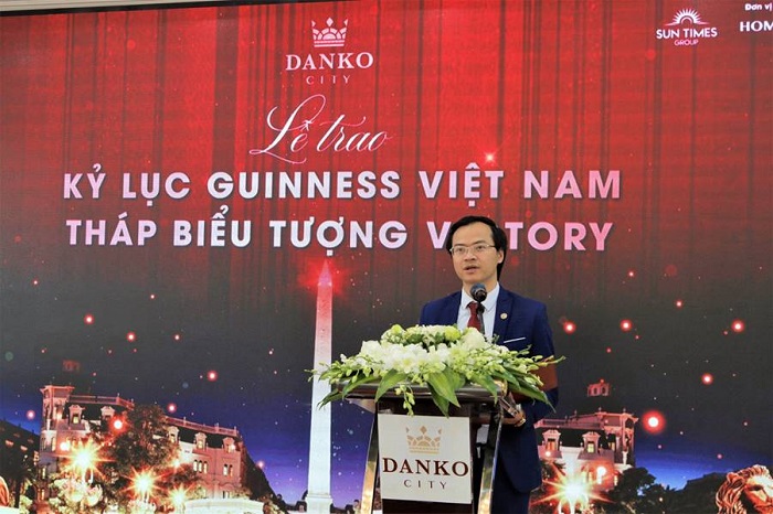 Danko Group đón nhận Kỷ lục Việt Nam: Tháp biểu tượng ánh sáng cao nhất Việt Nam trong khuôn viên khu đô thị