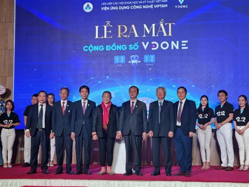 Cộng đồng số VDONE chính thức đưa vào hoạt động trong đời sống